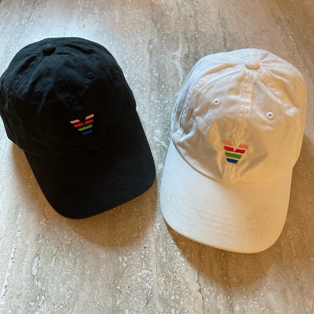 Black and White Ace Valley Baseball Caps